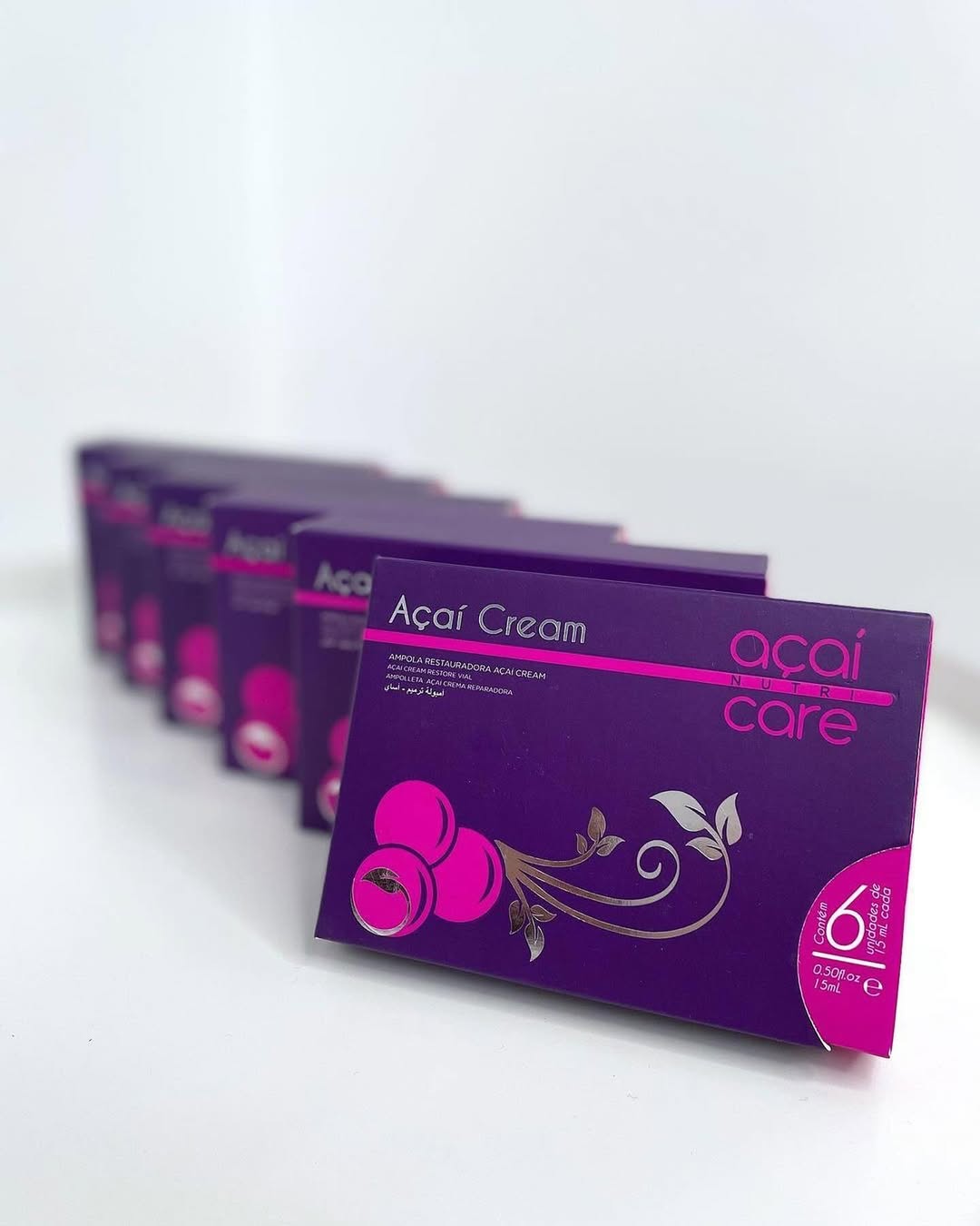 Açai Cream - Fiala ricostruttiva 6x 15ml – 6 flaconcini da 15 ml pH 4,0