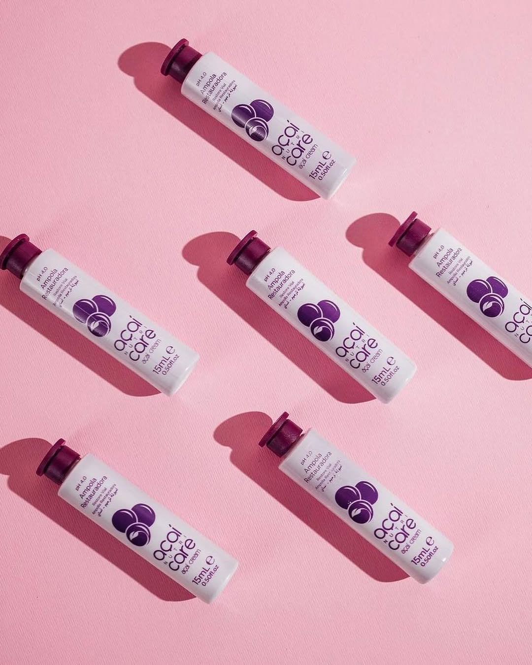 Açai Cream - Fiala ricostruttiva 6x 15ml – 6 flaconcini da 15 ml pH 4,0