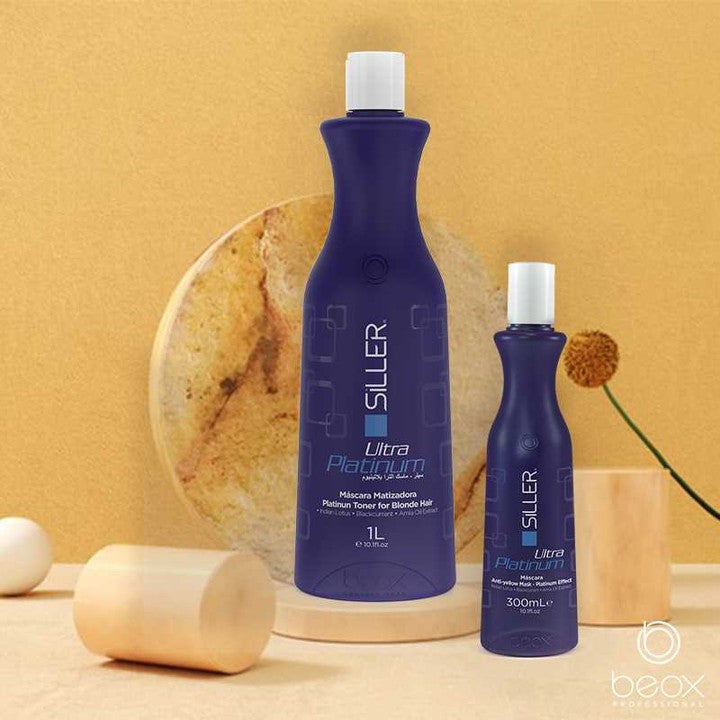 Bella donna cosmetici- Siller Ultra Platinum - Maschera anti-giallo di matizzazione - beox