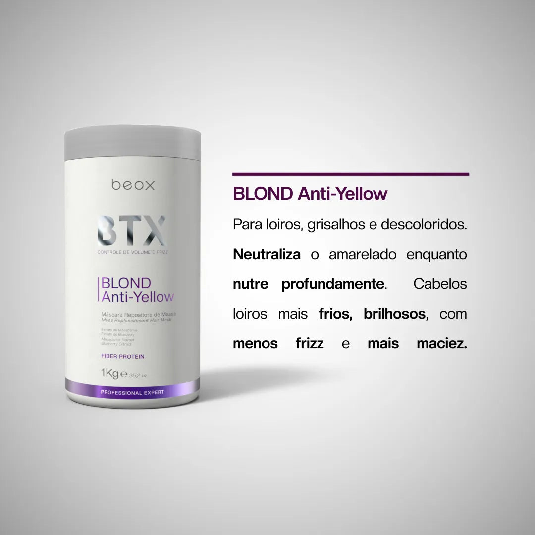 Maschera BTX Botox Anti-Giallo - Realinhamento capillare