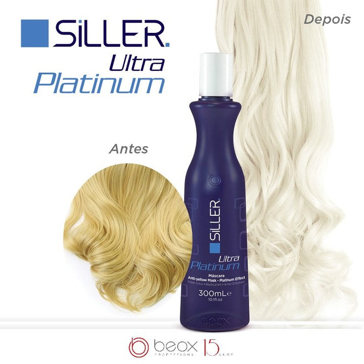 Bella donna cosmetici- Siller Ultra Platinum - Maschera anti-giallo di matizzazione - beox