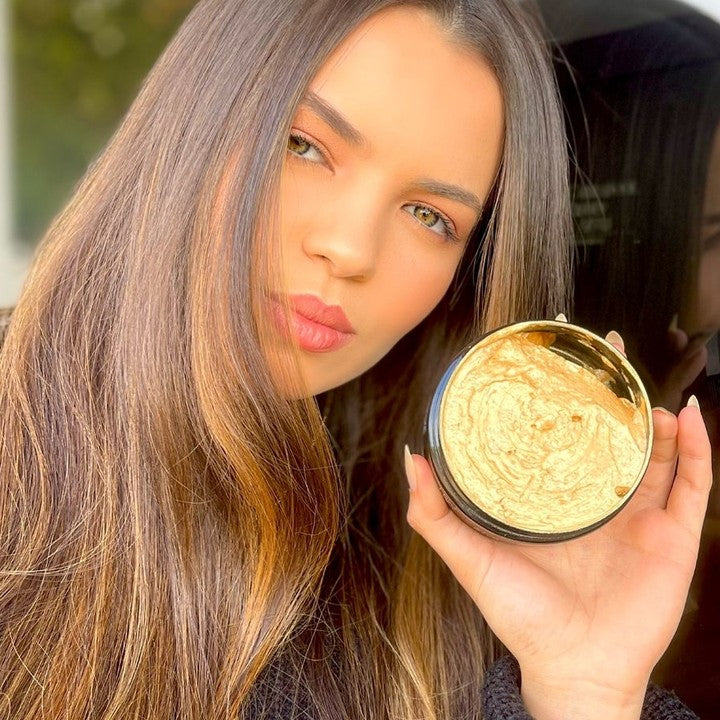 Royal Gold 24K Kit per la Cura Quotidiana dei Capelli Luminosi - Bella donna cosmetici 