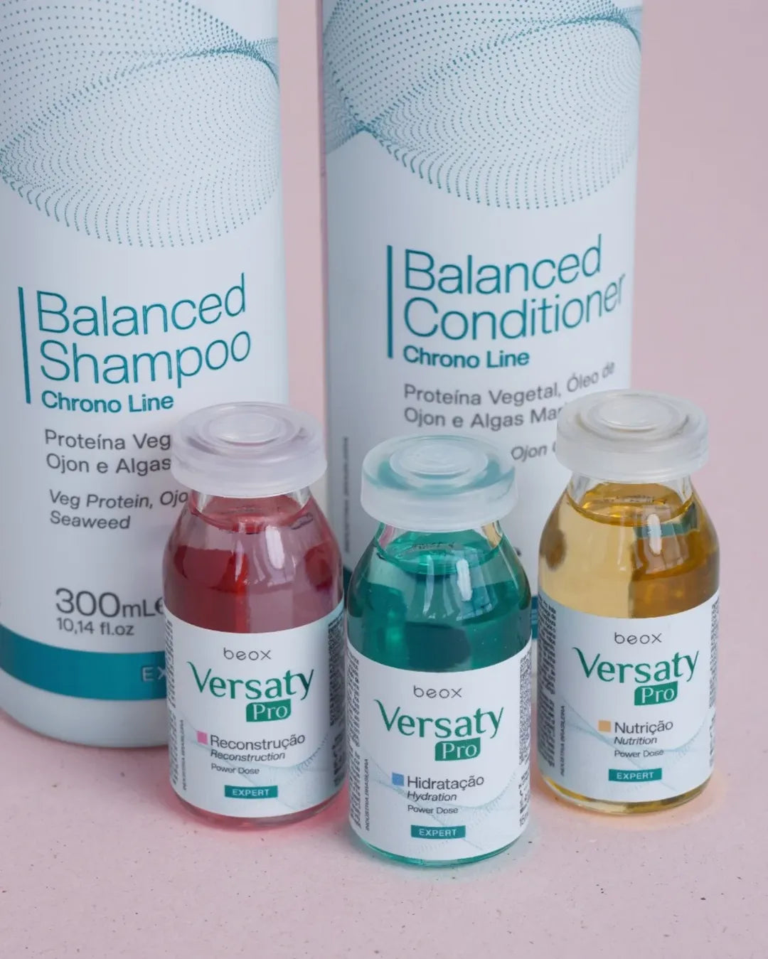 KIT HOMECARE VERSATY PRO - 1 SHAMPOO + 1 BALSAMO + 3 FIALE - kit cura capelli Versaty Pro