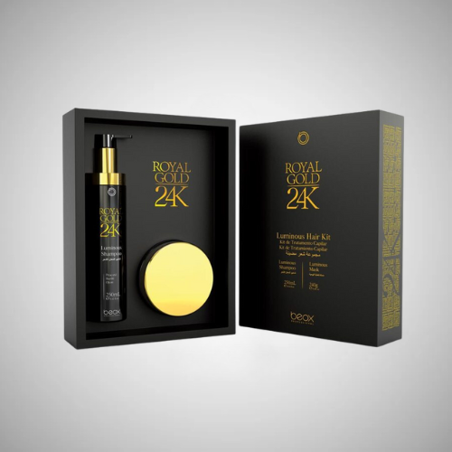 Royal Gold 24K Kit per la Cura Quotidiana dei Capelli Luminosi