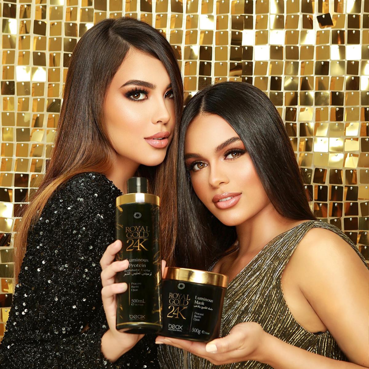 Beox Royal Gold 24k Shampoo Super Idratante - 500ml - Bella Donna Cosmetici