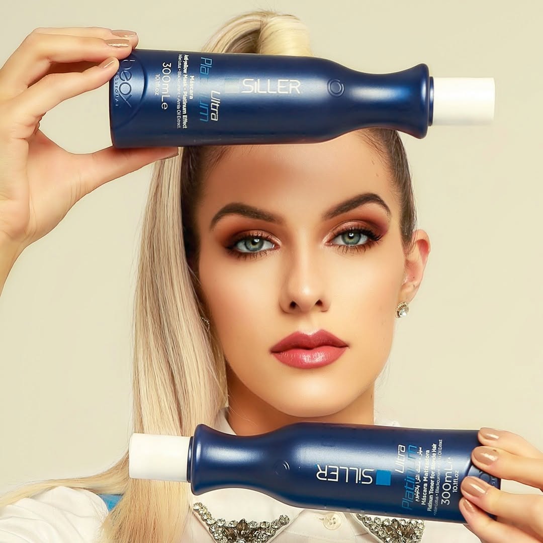 Bella donna cosmetici- Siller Ultra Platinum - Maschera anti-giallo di matizzazione - beox